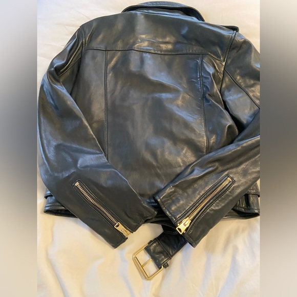 NWOT Allsaints Balfern Leather Jacket - Picture 6 of 6